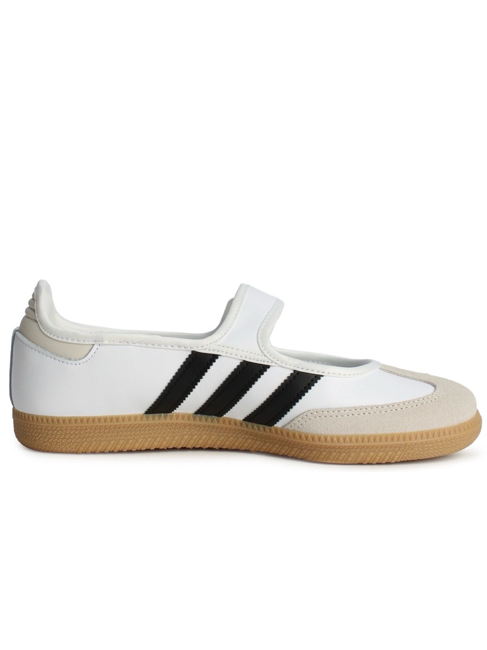 NEW adidas Samba Jane Shoes in Cloud White / Alumina / Core Black - Picture 3 of 10